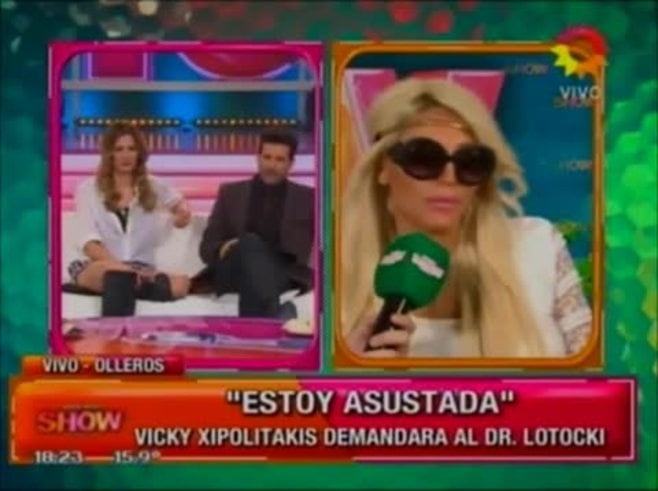 Vicky Xipolitakis: "Yo también me operé la cola con Aníbal Lotocki y me puso metacrilato, estoy asustada"