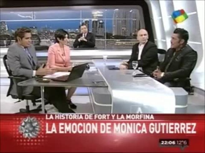 Mónica Gutiérrez quebró en llanto mientras entrevistaba a Ricardo Fort