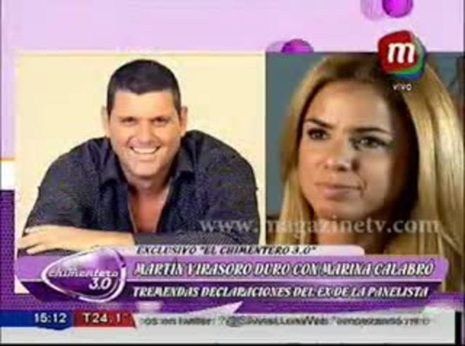 El ex marido de Marina Calabró y picantes frases sobre la periodista