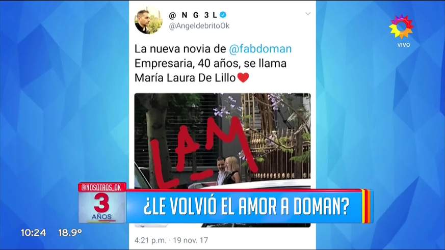 Fabián Doman habló de su flamante romance