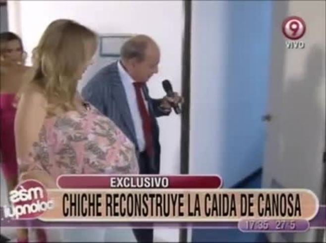 El video de la insólita reconstrucción de la caída de Viviana Canosa