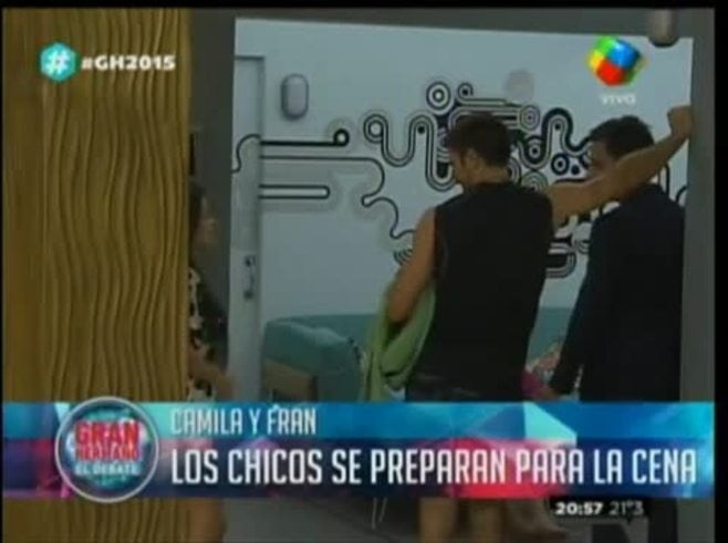 La cena a solas de Camila y Francisco de GH 2015: ¿mala onda o histeriqueo?