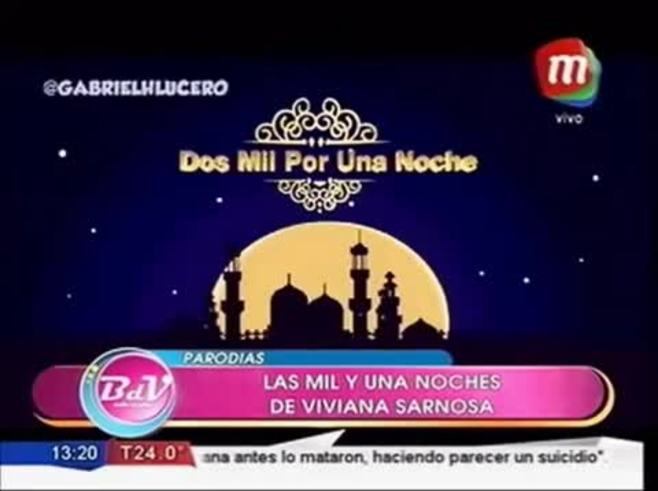 La divertida parodia de Viviana Sarnosa sobre Las mil y una noches: dale play