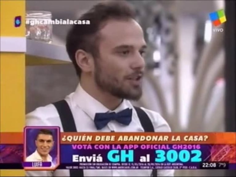 Gabriel se cruzó con Ainelén en el vivo de Gran Hermano 2016: "Es la persona más falsa que conocí"