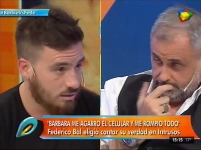 Federico Bal mostró cómo le hizo los moretones a Barbie Vélez