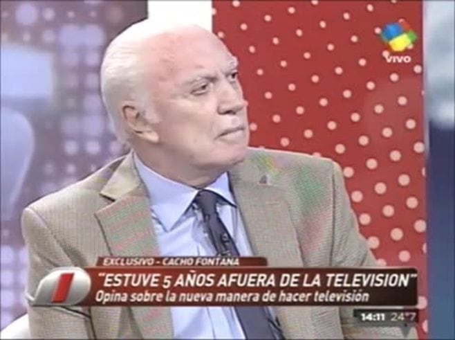 Cacho Fontana: "Yo creo que a la Tiraboschi  me la plantaron por salvar un hijo"