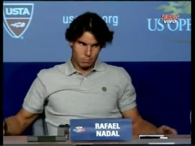 El video del terrible momento de Rafael Nadal ante las cámaras