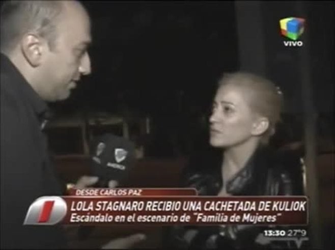 Luisa Kuliok: trompadas en plena función con una compañera de elenco