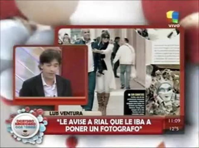 Luis Ventura opinó sobre la guerra entre Jorge Rial y su ex mujer