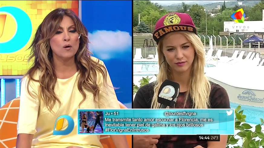 Florencia Vigna habló de su relación con Paula Chaves