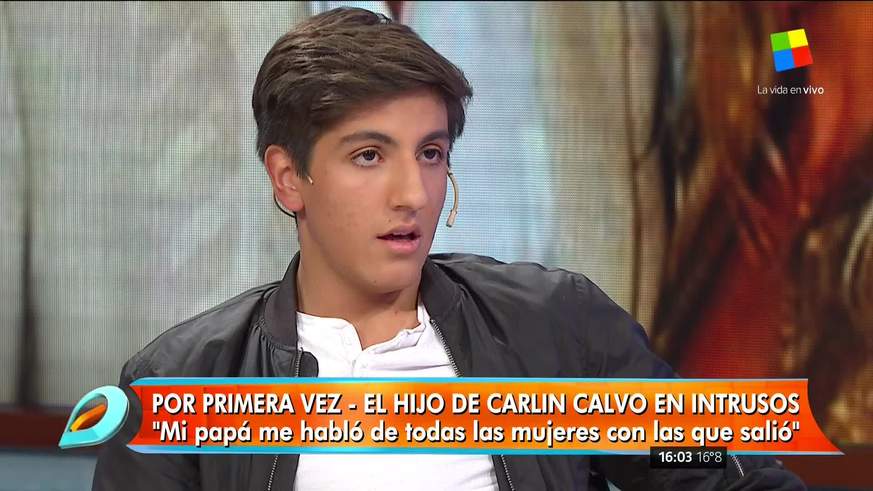 La primera nota del hijo de Carlín Calvo