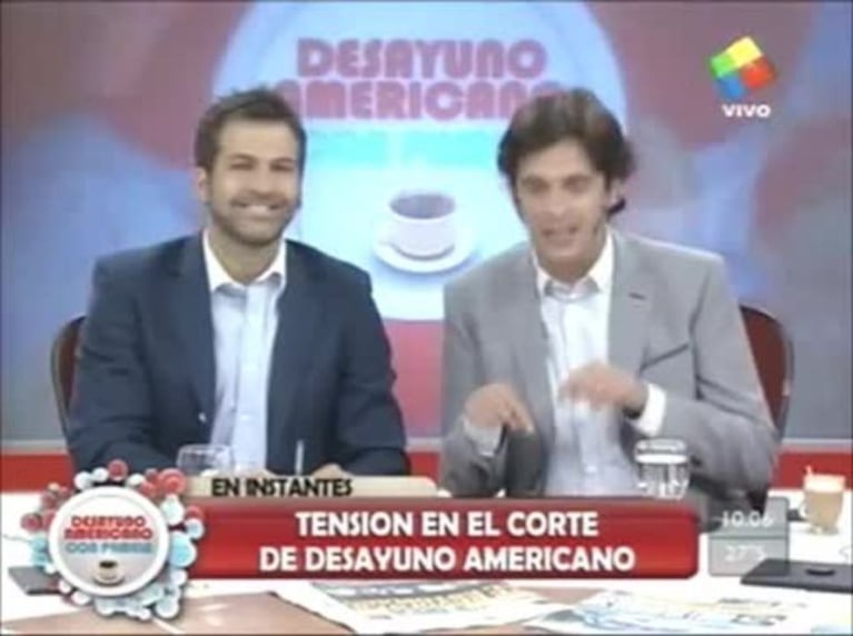 Tensión en el corte de Desayuno Americano con Ricardo Fort