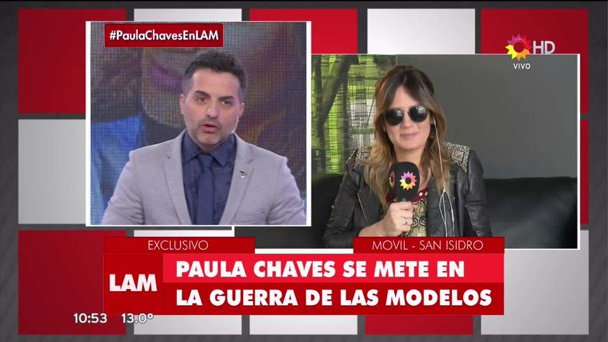 Paula Chaves y su reacción por no ser invitada al casamiento de Sofía Zámolo