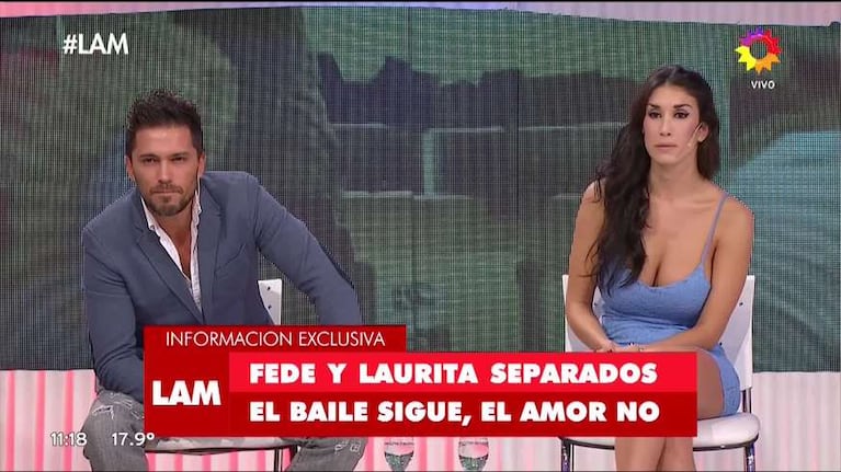 ¡Qué momento! Flor Marcasoli increpó en vivo a Bam Bam Morais: “Pará, pará, ¿vos me revisás el celular?”