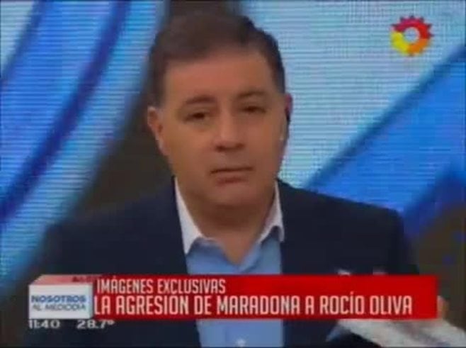 El polémico video de la agresión de Diego Maradona a Rocío Oliva: fuertes imágenes y audio