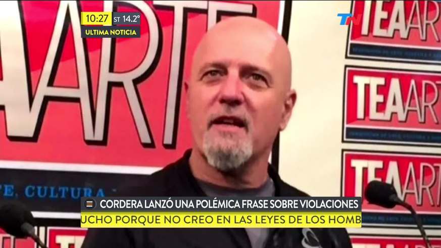 El audio de las polémicas declaraciones de Gustavo Cordera sobre la violación