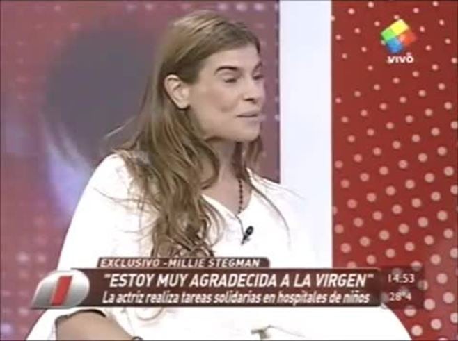 La nueva vida de Millie Stegmann: imperdible entrevista en Intrusos