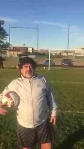 Diego Maradona, al borde del llanto, habló de su estado anímico