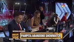 El insólito momento de Pampita abandonando ShowMtach antes de que termine: su explicación y la reacción de los jurados