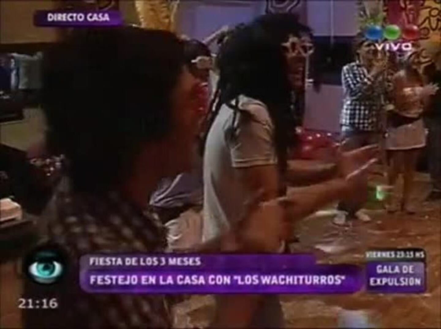 Los Wachiturros revolucionaron la casa de GH 2012. Segunda parte.