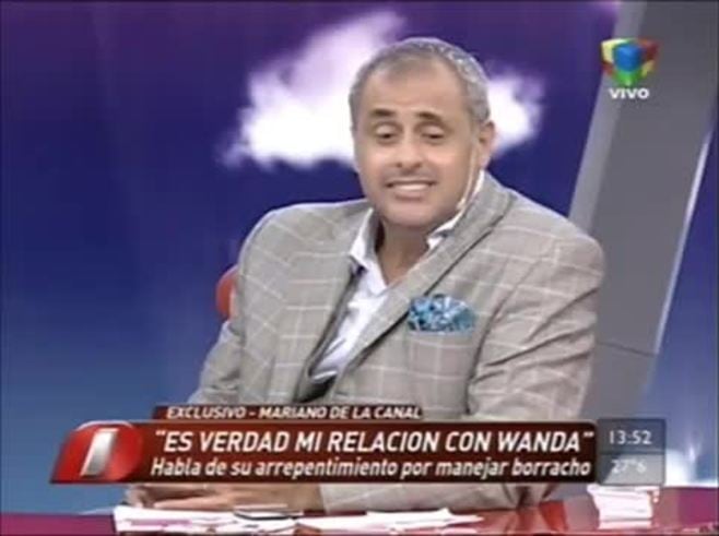 Wanda Nara retó a Mariano de la Canal por conducir en estado de ebriedad