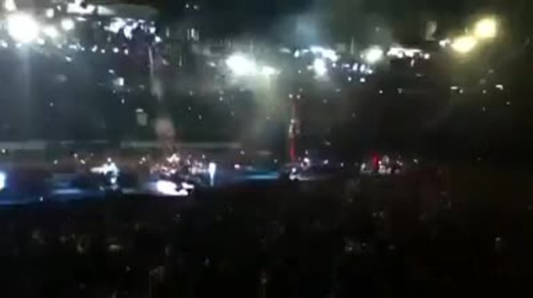 Accidente en el show de Metallica en México: el video