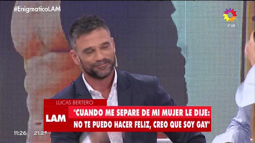 Lucas Bertero y su explosiva confesión: “Salí con hombres muy famosos, algunos son casados”