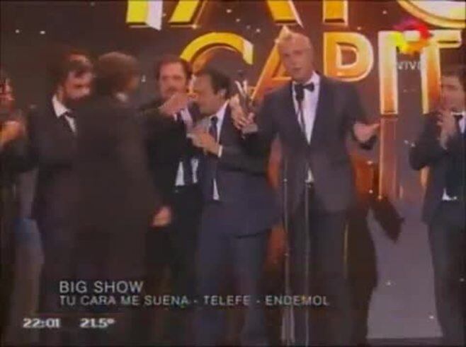 El blooper de Marley en los Premios Tato