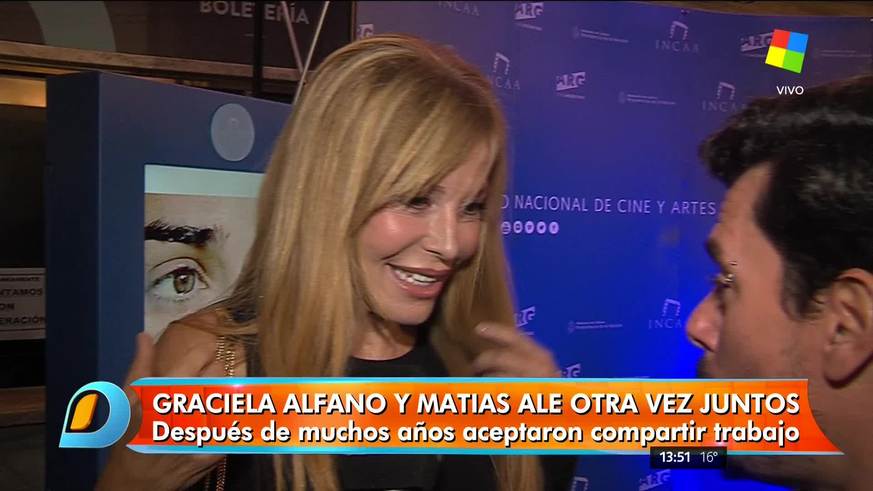 Graciela Alfano y la posibilidad de reconciliación con Matías Alé