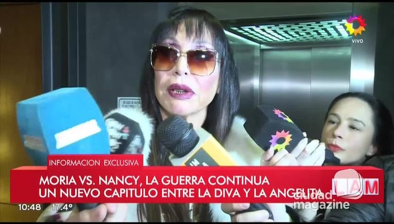 Moria Casán y un muy picante palito para Nancy Pazos... ¡hablando de la mujer de su exmarido!: "Por lo menos ella es femenina y huele bien"