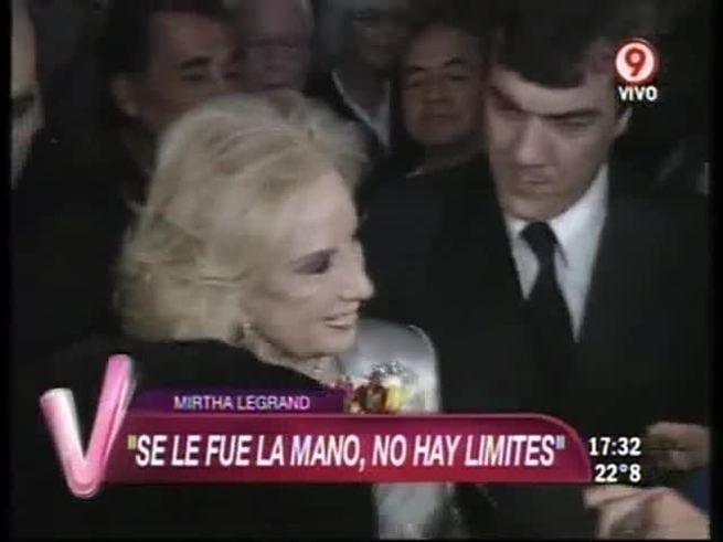 Mirtha Legrand habó del desnudo total de Cinthia Fernández