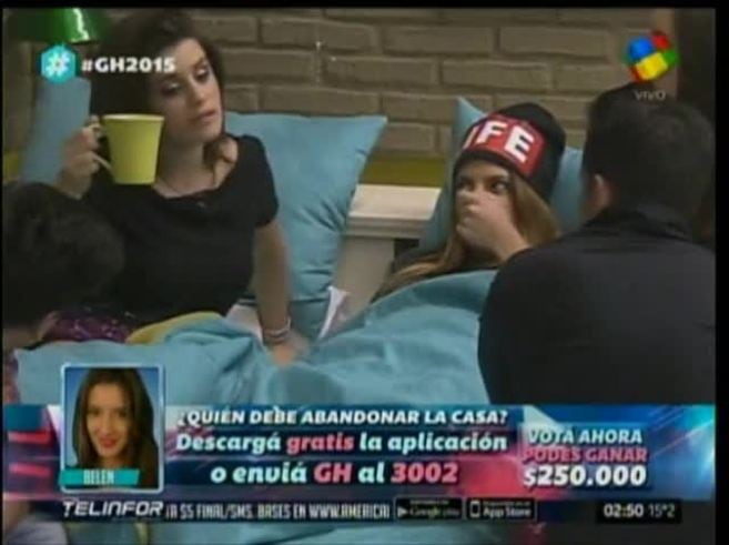 GH2015: Marian Farjat les juró lealtad a Mariano, Belén, Matías y Camila