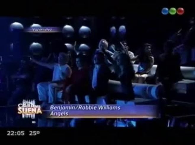 Tu cara me suena: Benjamín Amadeo la rompió imitando a Robbie Williams