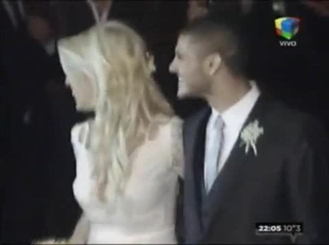 La boda de Wanda Nara y Mauro Icardi