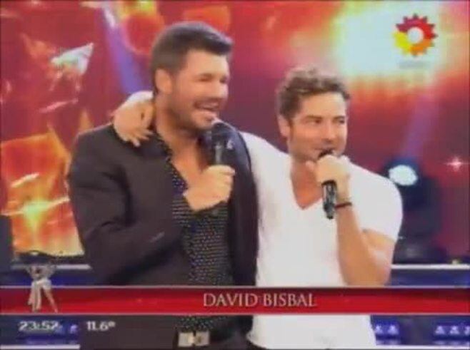 Mirá el recital de David Bisbal en ShowMatch: el video