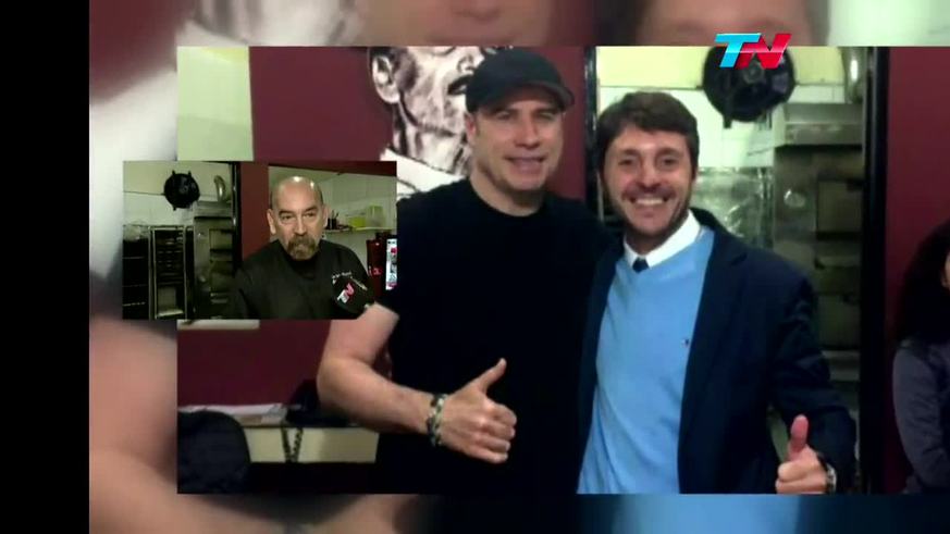 El panadero que atendió a John Travolta contó por qué vino al país