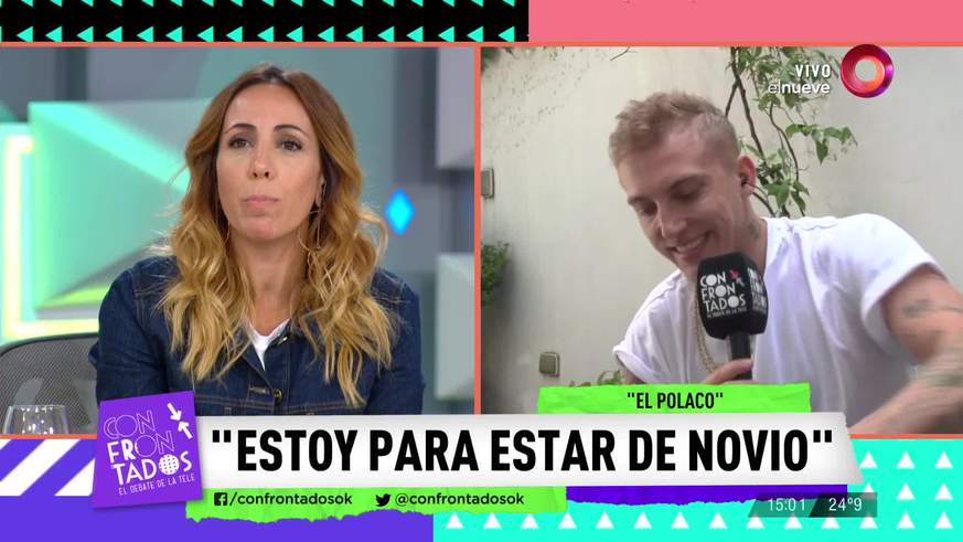 El Polaco admitió que con Silvina Luna están buscando un embarazo