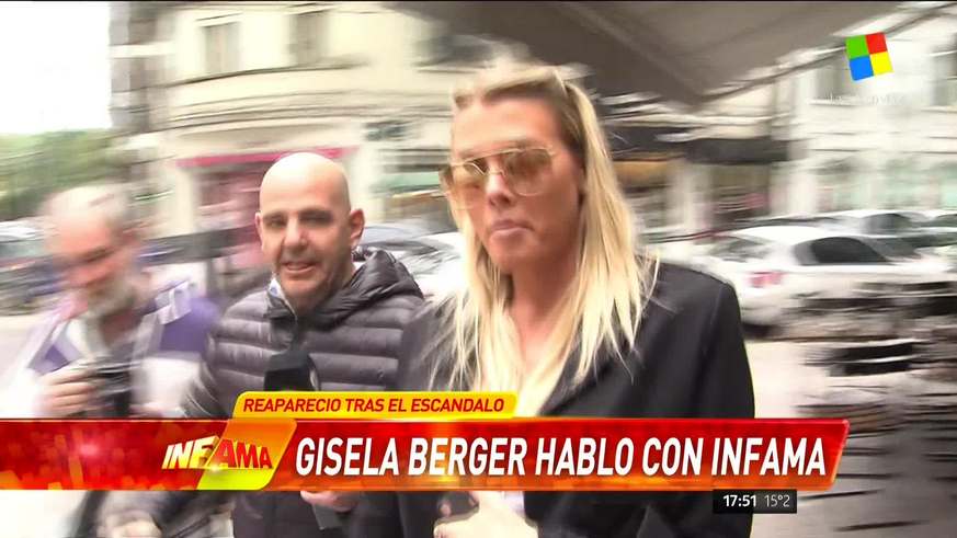 Gisela Berger mostró su pancita de embarazada por primera vez