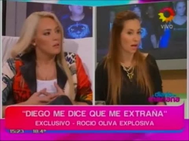 Rocío Oliva se va para Brasil y dispara: "Ya no siento lo mismo por Diego"