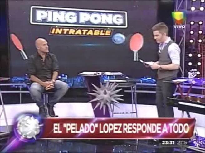 El Pelado López, en Intratables: "No conozco a Andy Kusnetzoff ni lo escucho en la radio"