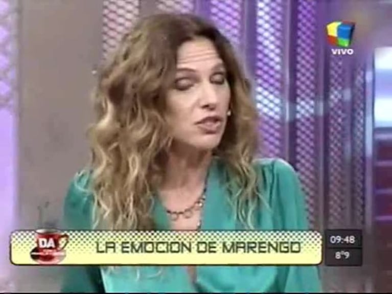 Rocío Marengo se emocionó en Un Mundo Perfecto