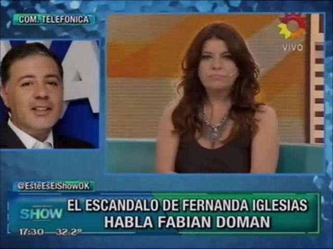 El cruce de Fabián Doman con Connie Ansaldi en Este es el show