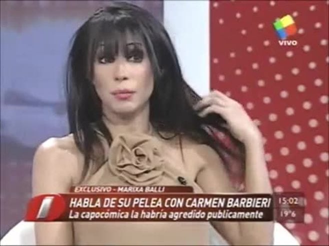 Fuerte pelea en vivo entre Marixa Bali y Marcela Baños