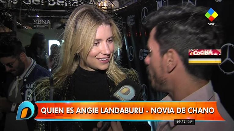 Habló Angie Landaburu, la nueva amigovia de Chano… ¡y Marina Calabró le dio un duro palito!