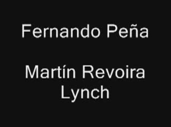 Fernando Peña en su personaje de Martín Revoira Lynch