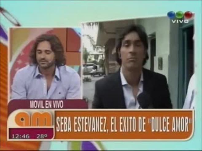 Sebastián Estevanez y Lola Bezerra hablaron del beso hot de “Dulce amor”