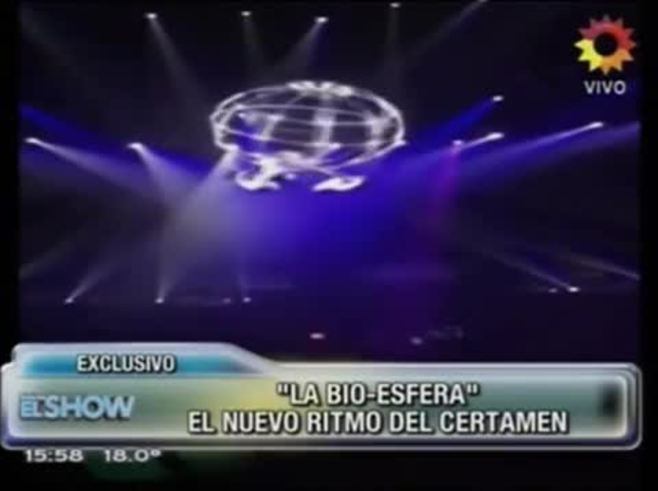 El video de los nuevos ritmos de Bailando 2012: la bio-esfera y gravedad cero