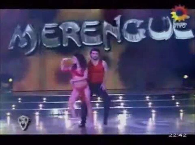 El accidentado merengue de Peter Alfonso en Bailando