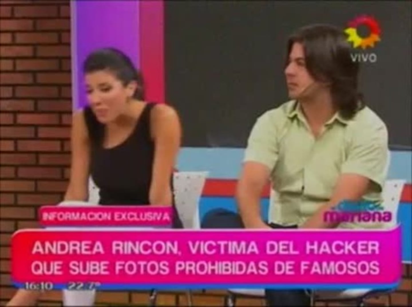 El hacker de los famosos y las fotos prohibidas: amenazó en vivo a Andrea  Rincón