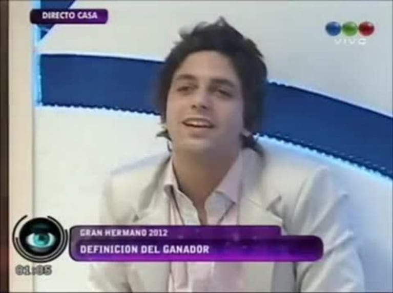 Rodrigo es el gran ganador de Gran Hermano 2012: así fue la definición